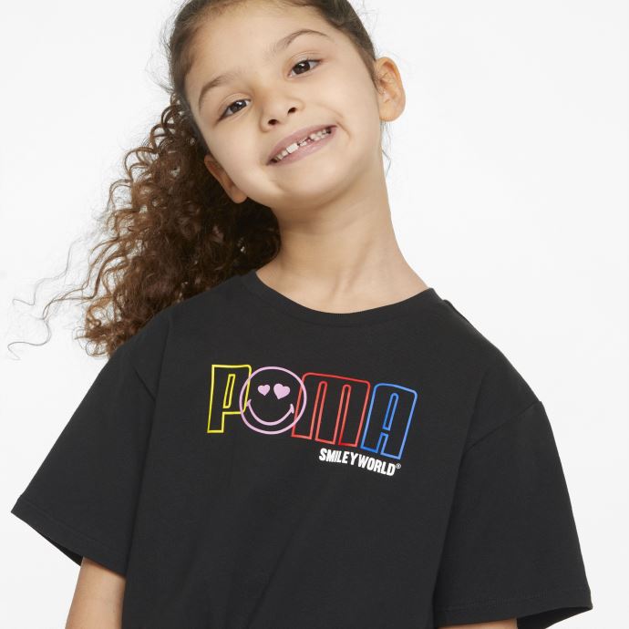 Puma Canada X Smileyworld T-shirt Enfant Noir
