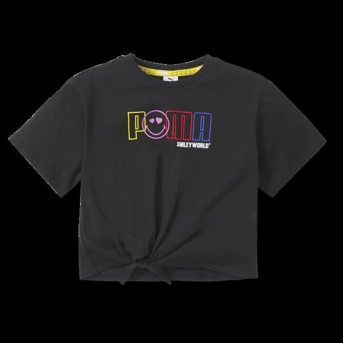 Puma Canada X Smileyworld T-shirt Enfant Noir
