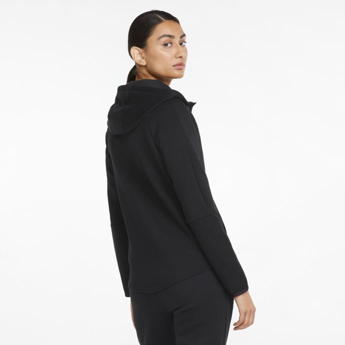 Sweat à Capuche Puma Canada Evostripe Full-zip Noir Pour Femme