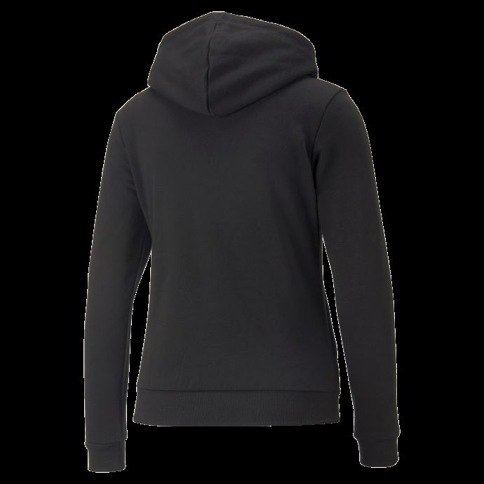 Sweat à Capuche Femme Puma Canada Essentials Zip Intégral Pleine Longueur Noir