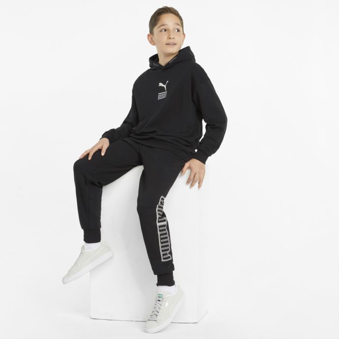 Sweat à Capuche Puma Canada Alpha Noir Pour Enfant

