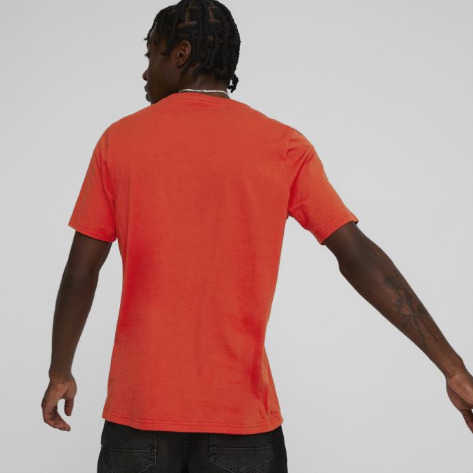 T-shirt Puma Canada Essentials+ Tape Rouge Brûlé Pour Hommes