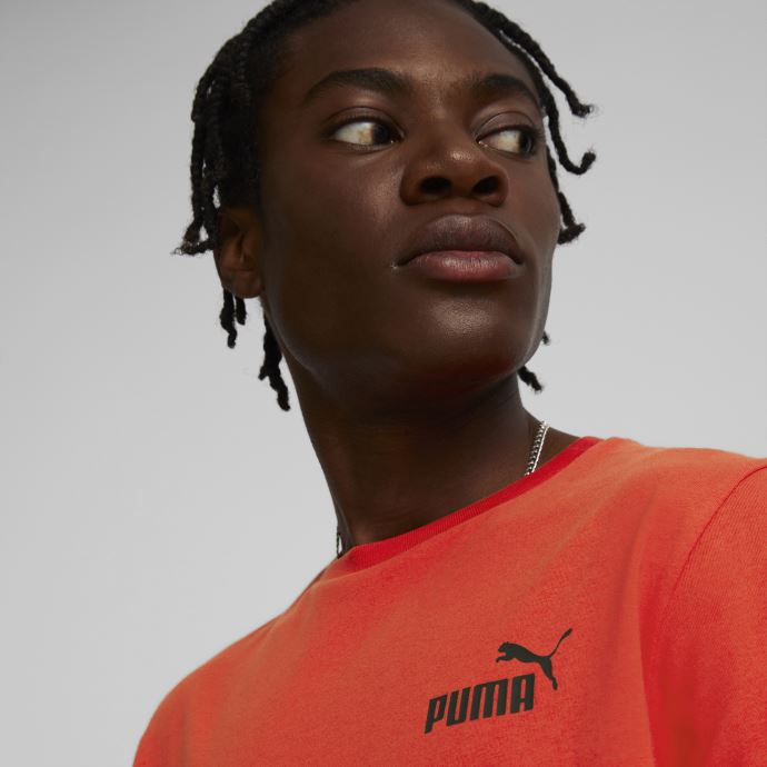 T-shirt Puma Canada Essentials+ Tape Rouge Brûlé Pour Hommes
