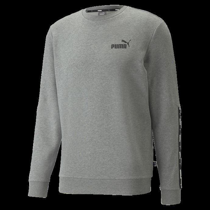 Sweat Puma Canada Essentials+ Tape Crew Homme Gris Moyen Chiné
