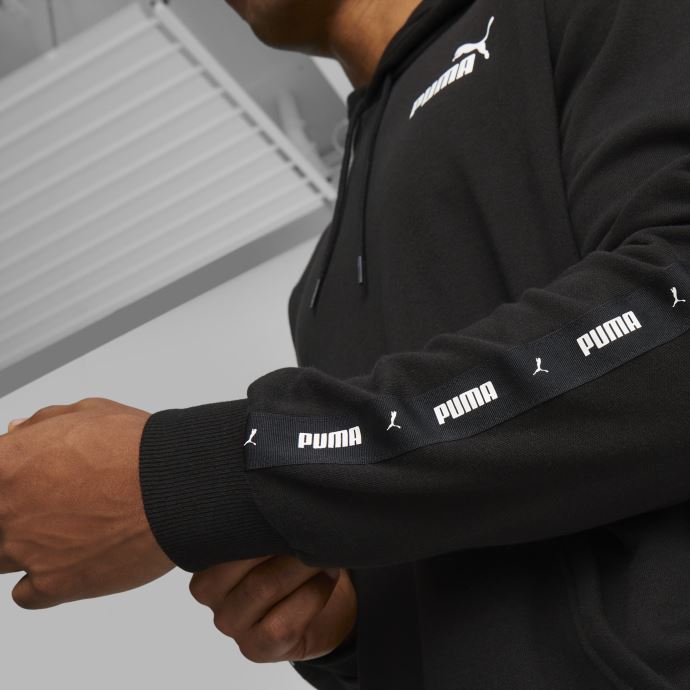 Sweat à Capuche Homme Essentials+ Tape Puma Canada Noir
