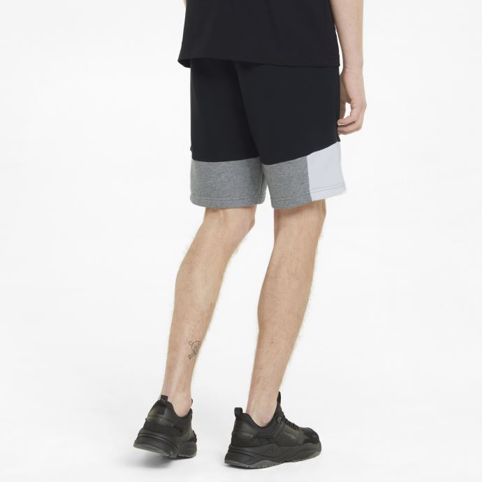 Short Homme Ess+ Block Puma Canada Noir