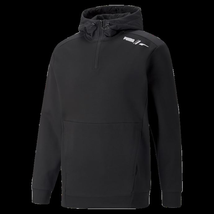 Sweat à Capuche Puma Canada Rad-cal Noir Demi-zip Pour Homme
