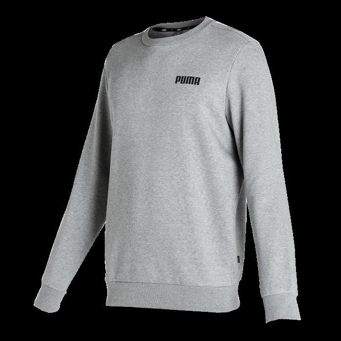 Sweat-shirt Essentiel à Col Ras Du Cou Pleine Longueur Pour Hommes Gris Moyen Chiné Puma Canada
