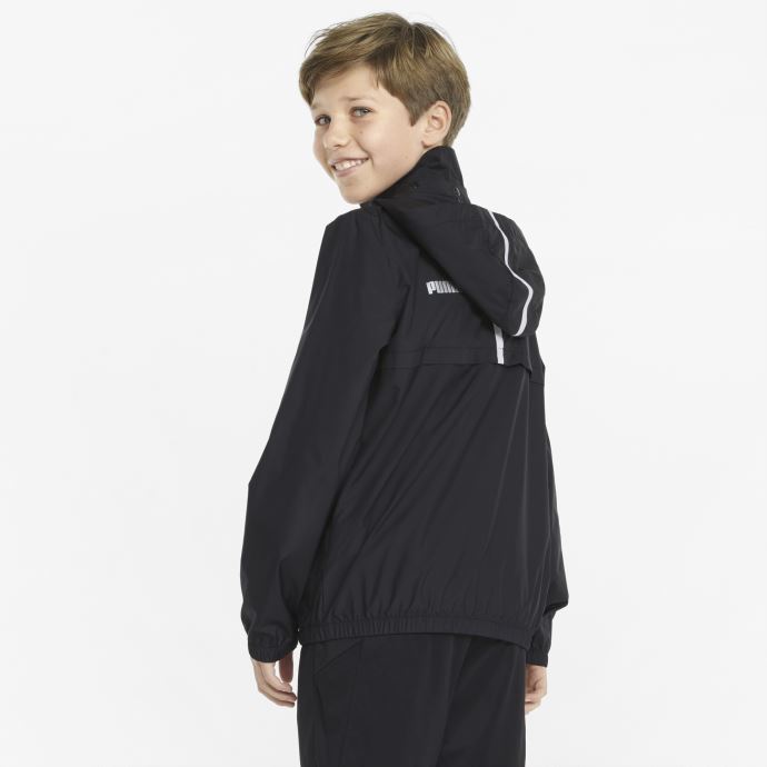 Coupe-vent Noir Ess+ Colour-block Pour Jeunes Puma Canada
