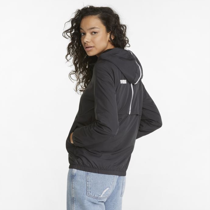 Veste Coupe-vent Unie Essentials Noire Femmes Puma Canada