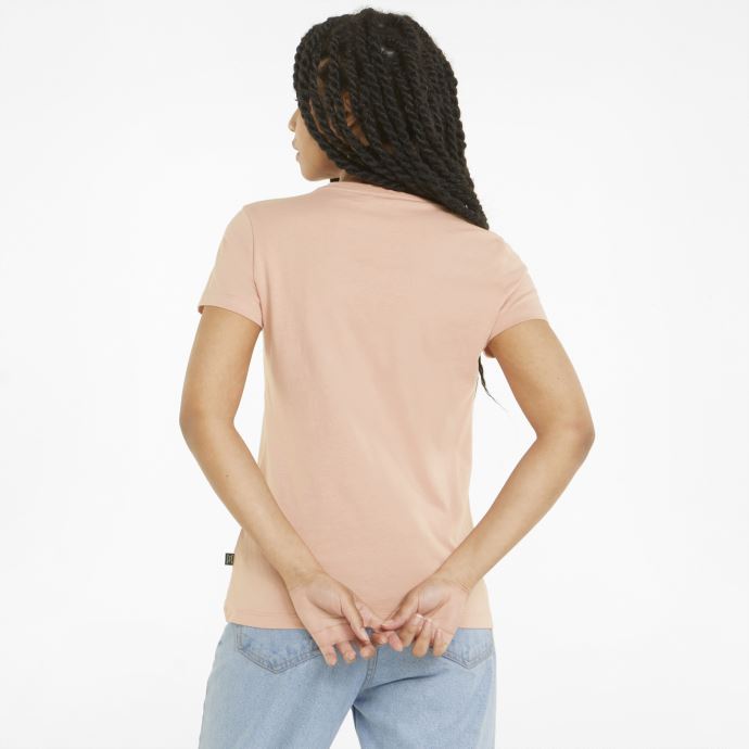 Tee Shirt Essentials+ Metallic Logo Rosette-silver Metallic Pour Femme Puma Canada