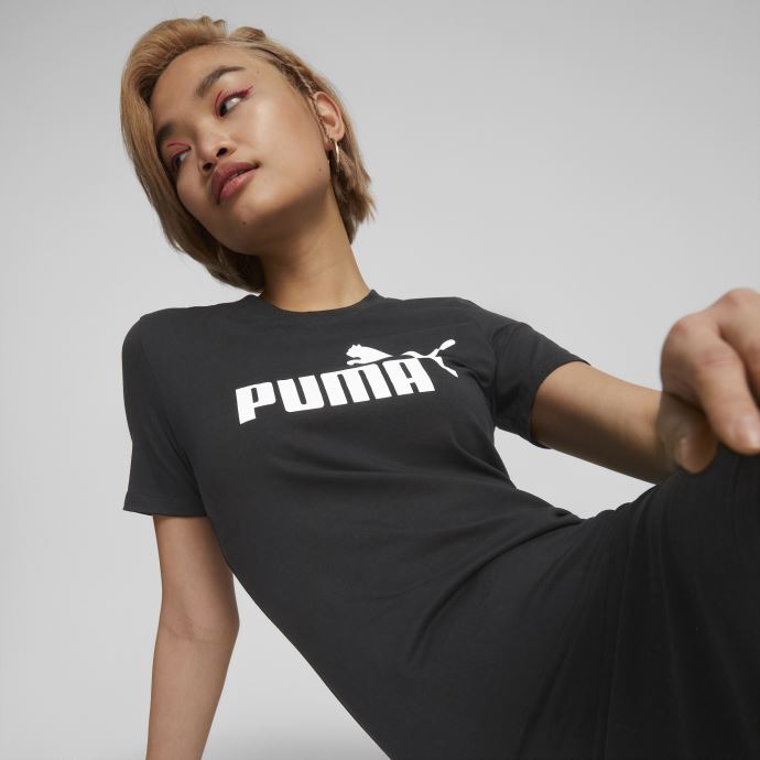 Robe T-shirt Slim Puma Canada Essentials Noire Pour Femme