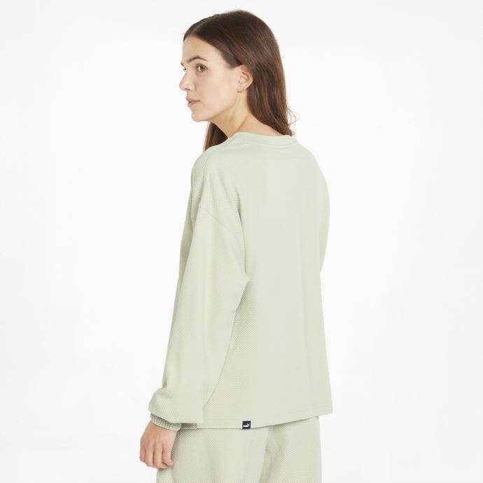 Puma Canada Printemps Moss Son Sweat-shirt D'été Ras Du Cou Pour Femmes