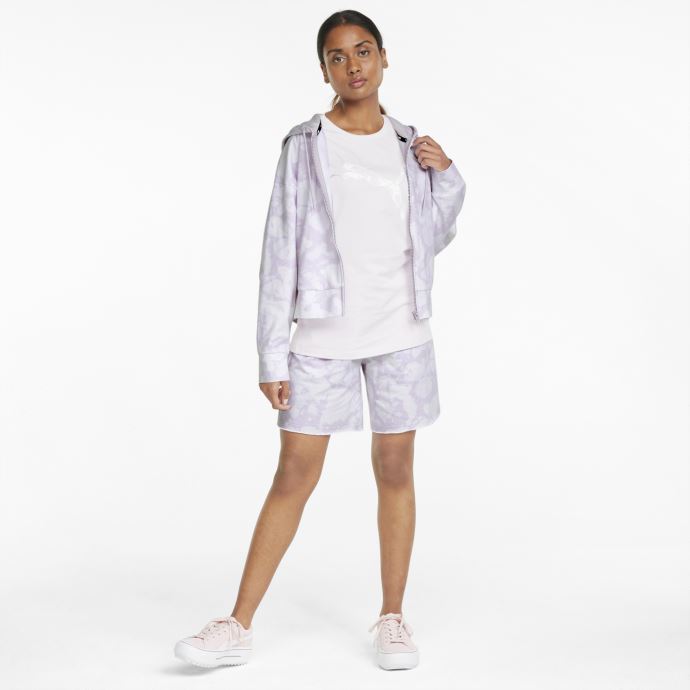 Sweat à Capuche D'été Entièrement Zippé Puma Canada Lavande Brouillard
