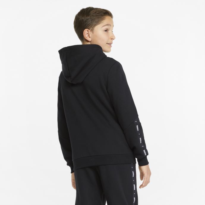 Sweat à Capuche Puma Canada Essentials+ Tape Noir Pour Enfant