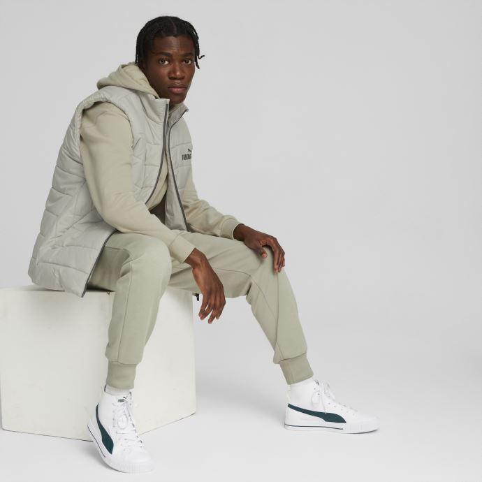 Gilet Matelassé Puma Canada Essentials Gris Caillou Hommes

