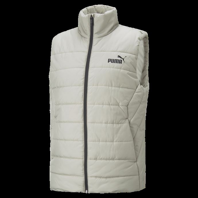 Gilet Matelassé Puma Canada Essentials Gris Caillou Hommes

