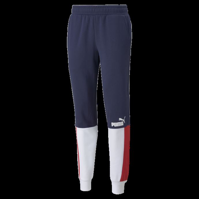 Pantalon De Survêtement Essentials+ Block Pour Homme Peacoat Puma Canada
