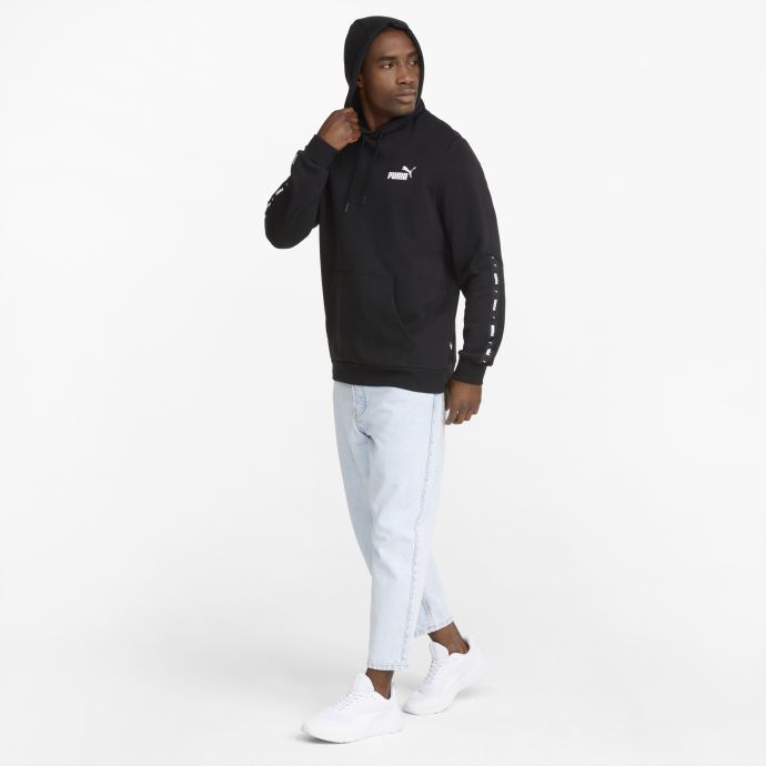 Sweat à Capuche Puma Canada Essentials+ Tape Noir Pour Homme
