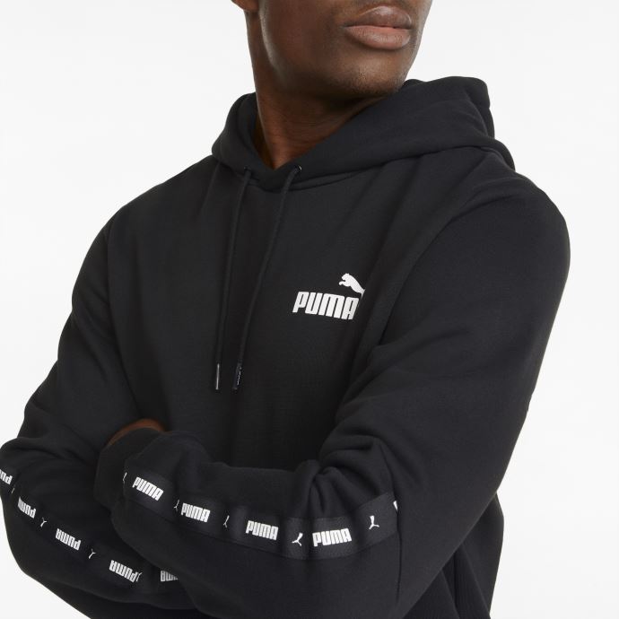 Sweat à Capuche Puma Canada Essentials+ Tape Noir Pour Homme

