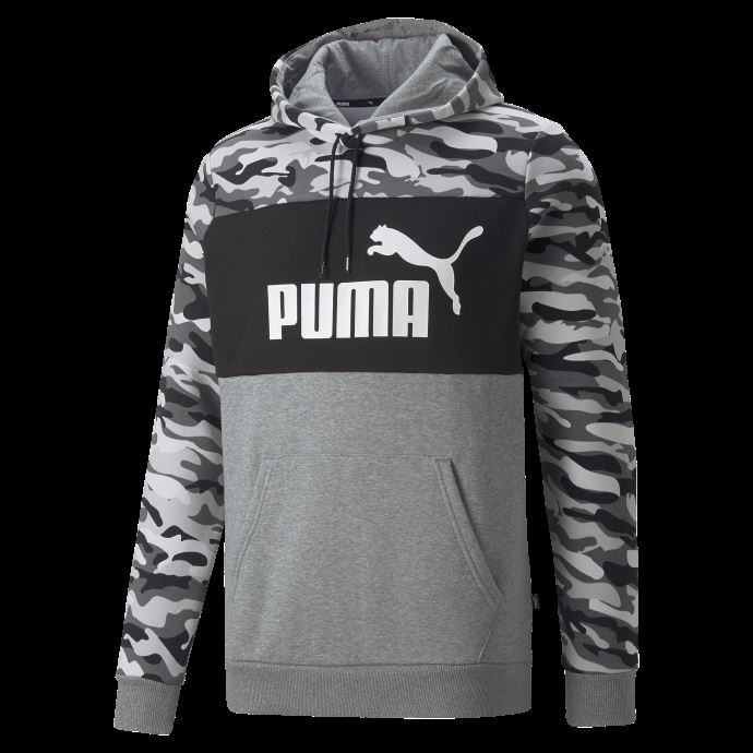 Sweat à Capuche Essentials+ Camouflage Pour Homme Noir Puma Canada

