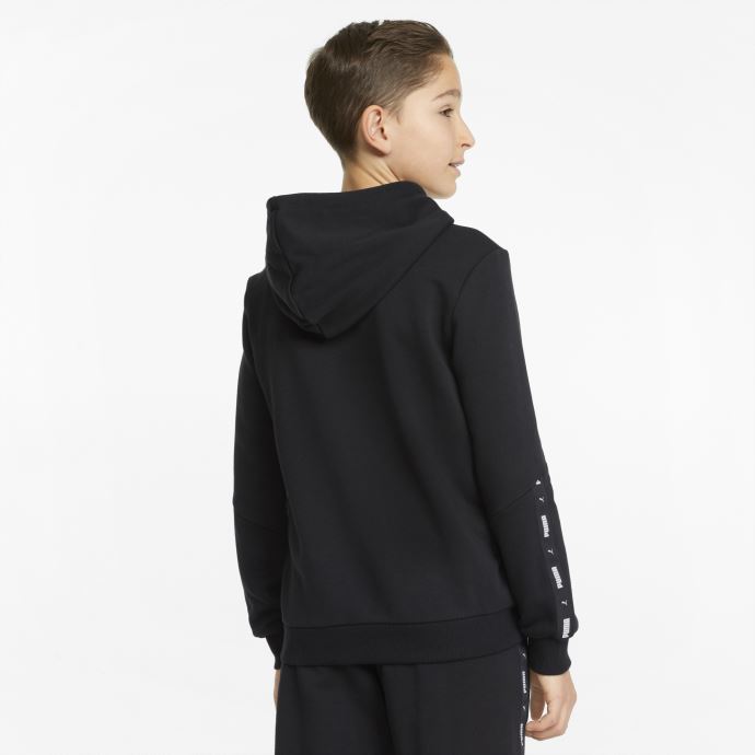 Sweat à Capuche Puma Canada Essentials+ Tape Noir Pour Enfant