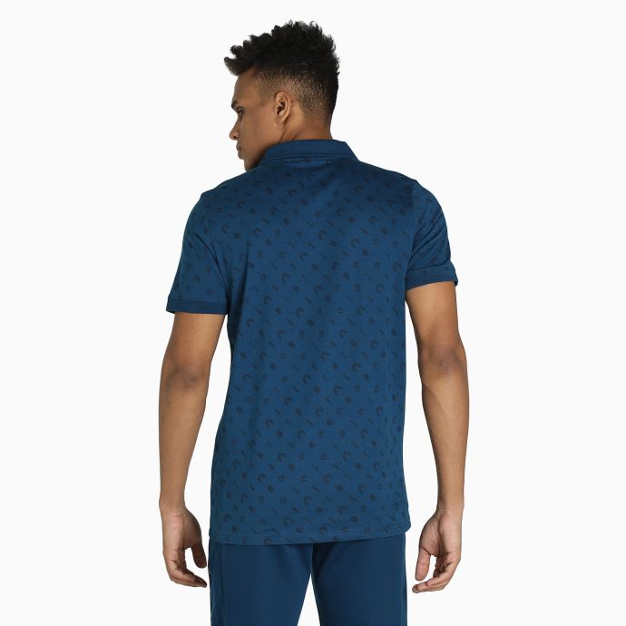 One8 Virat Kohli Aop Polo Homme Puma Canada Voile Bleu