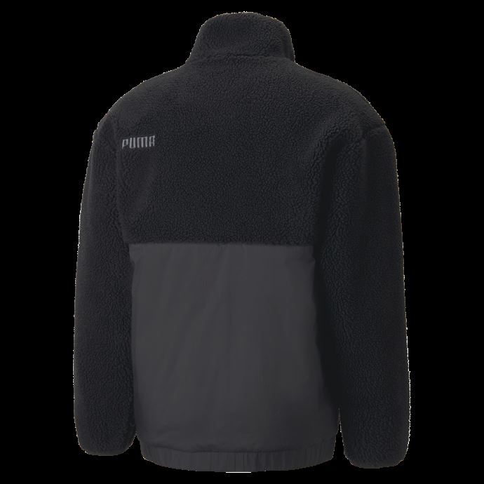 Veste Sherpa Noire Hommes Puma Canada
