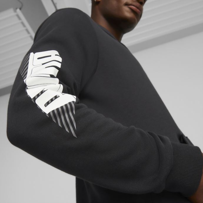 Sweat à Capuche Puma Canada Black Power Logo Homme
