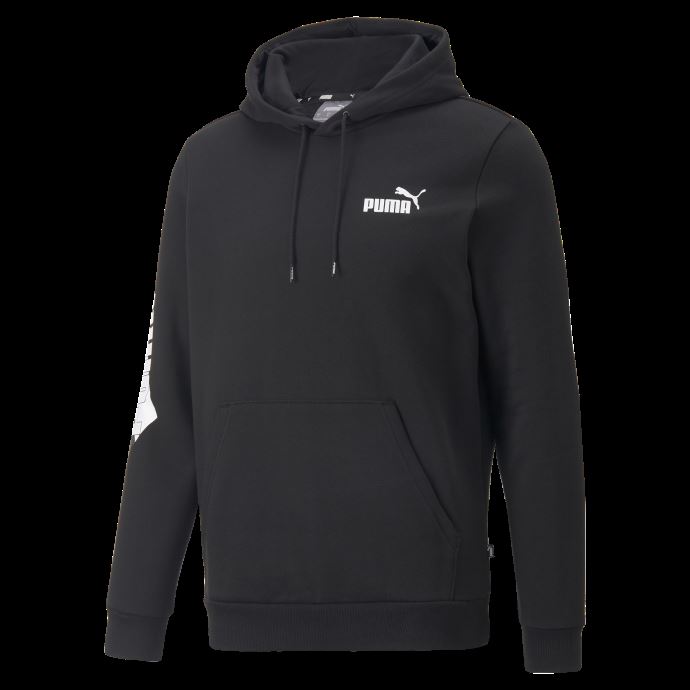 Sweat à Capuche Puma Canada Black Power Logo Homme
