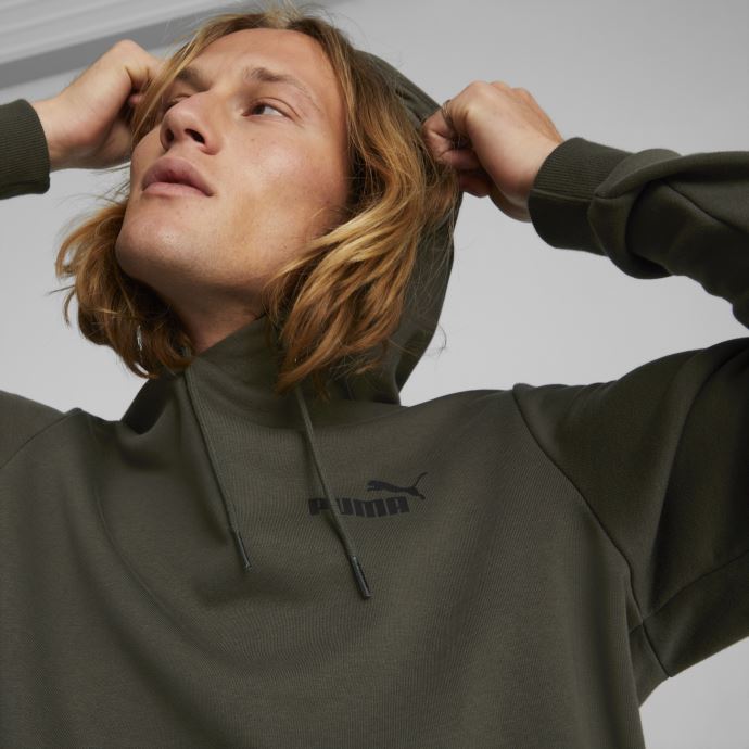 Sweat à Capuche Puma Canada Power Logo Forest Night Pour Hommes