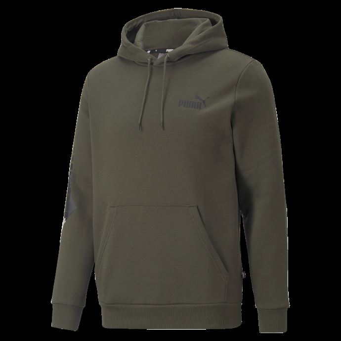 Sweat à Capuche Puma Canada Power Logo Forest Night Pour Hommes
