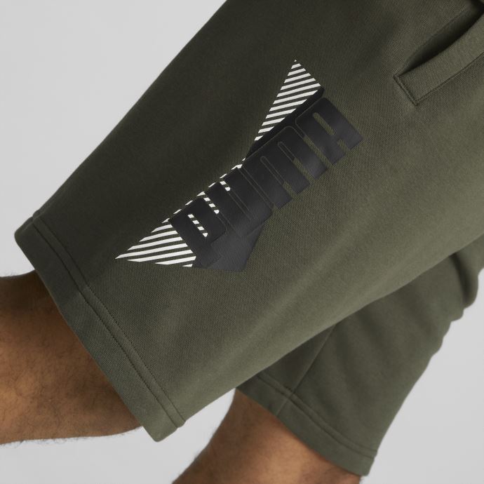 Short Puma Canada Power Logo Homme Forest Night