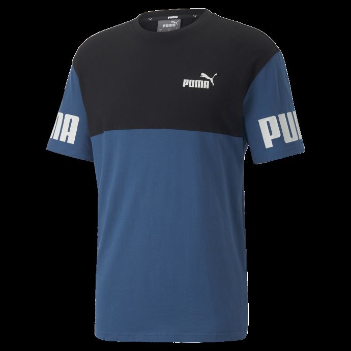 T-shirt Puma Canada Power Colorblock Pour Hommes Bleu Lac
