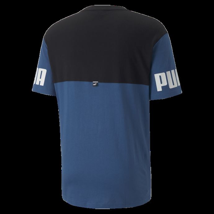 T-shirt Puma Canada Power Colorblock Pour Hommes Bleu Lac
