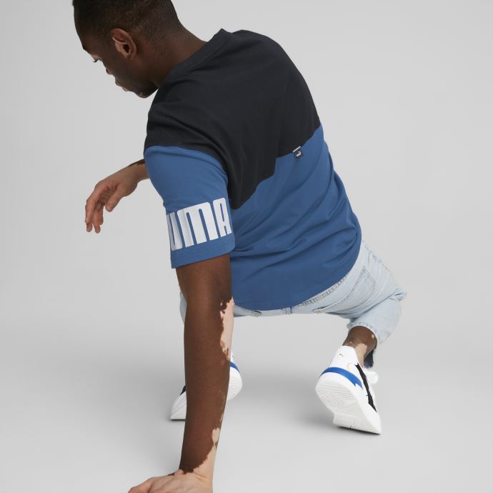 T-shirt Puma Canada Lake Blue Power Colourblock Hommes