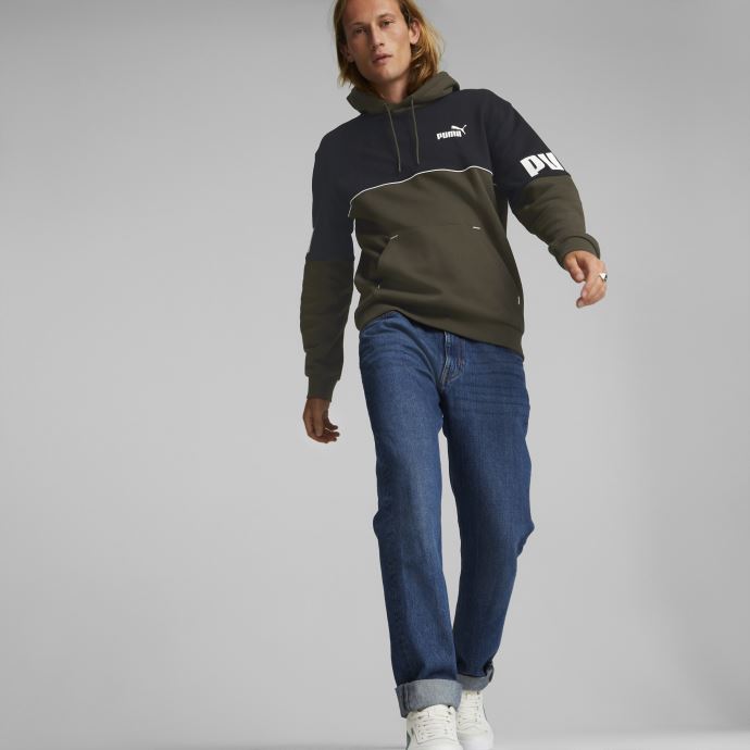 Forest Night Puma Canada Power Colorblock Sweat à Capuche Hommes

