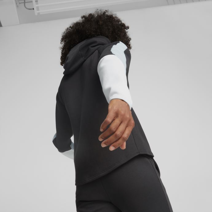 Sweat à Capuche Noir Puma Canada Evostripe Femme