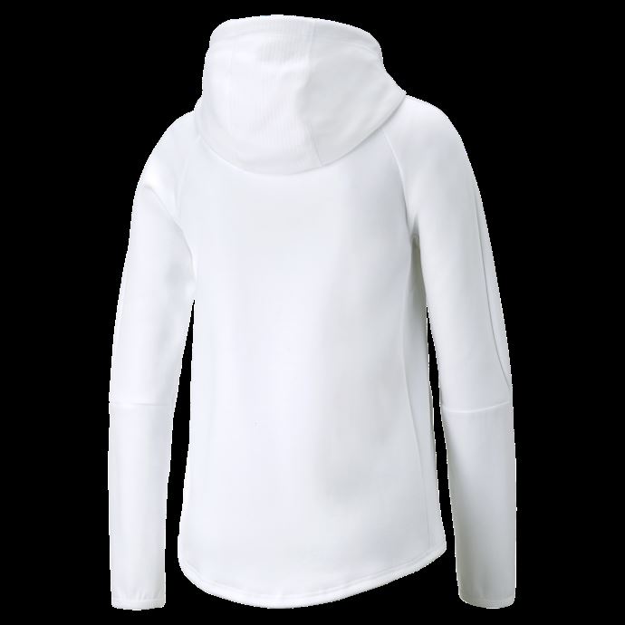 Sweat à Capuche Femme Puma Canada Evostripe Full-zip Blanc
