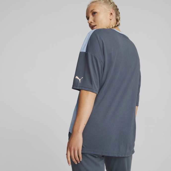 T-shirt Mode Sport Moderne Femmes Blue Wash Puma Canada