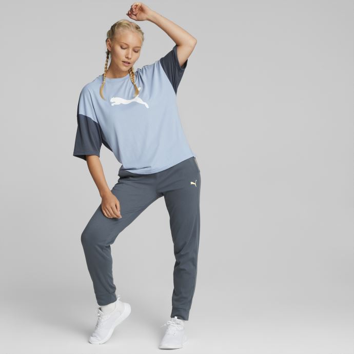 T-shirt Mode Sport Moderne Femmes Blue Wash Puma Canada

