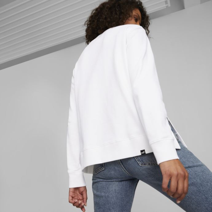 Son Sweat Ras Du Cou Femme Blanc Puma Canada