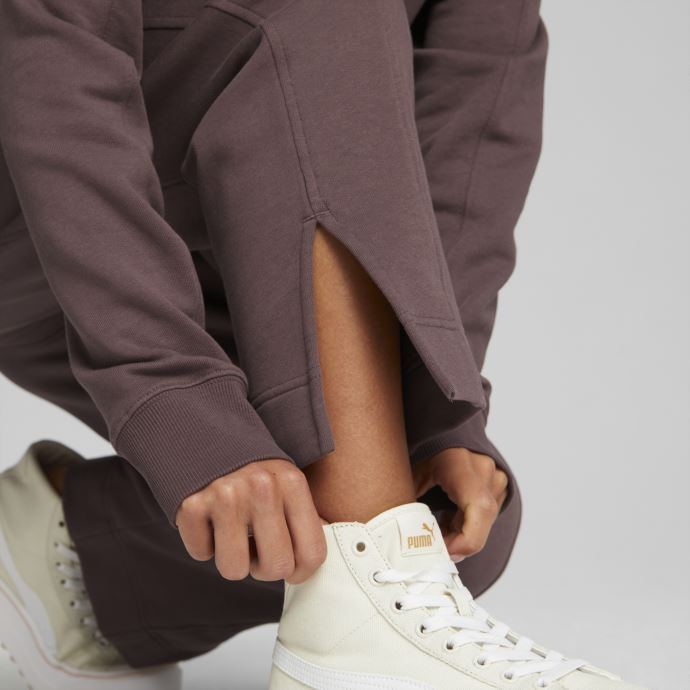 Puma Canada Her Pantalon Taille Haute Femme Prune Poussiéreuse