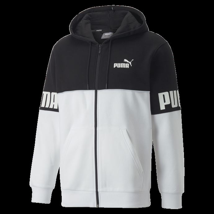 Puma Canada Sweat à Capuche Zippé Blanc Power Hommes
