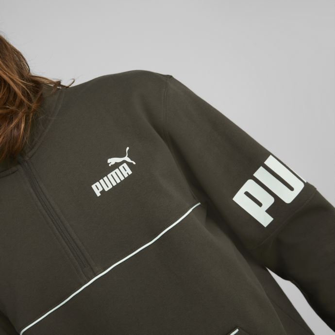 Puma Canada Power Pull Demi-zip Homme Forest Night