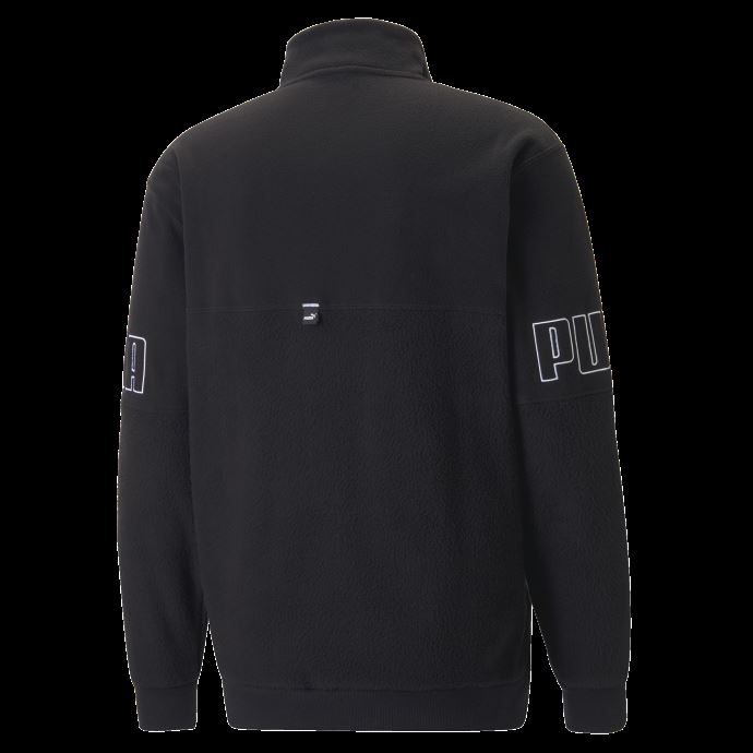 Puma Canada Sweat Noir Power Demi-zip Hommes