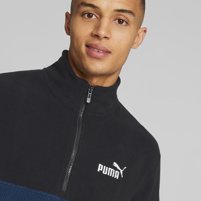 Sweat Demi-zip Power Bleu Marine Hommes Puma Canada