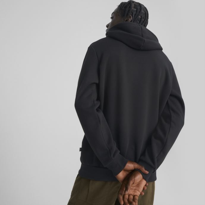 Sweat à Capuche Essentials+ Grand Logo Noir Pour Hommes Puma Canada
