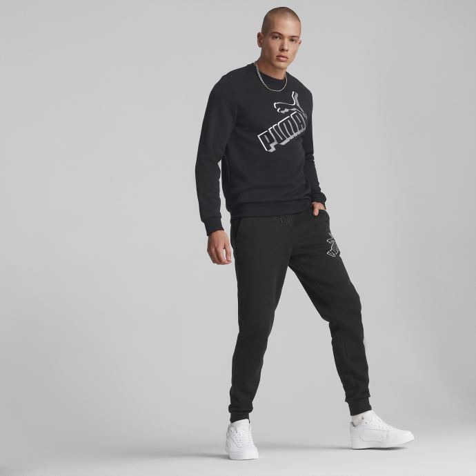 Pantalon De Survêtement Puma Canada Essentials+ Big Logo Pour Homme Noir
