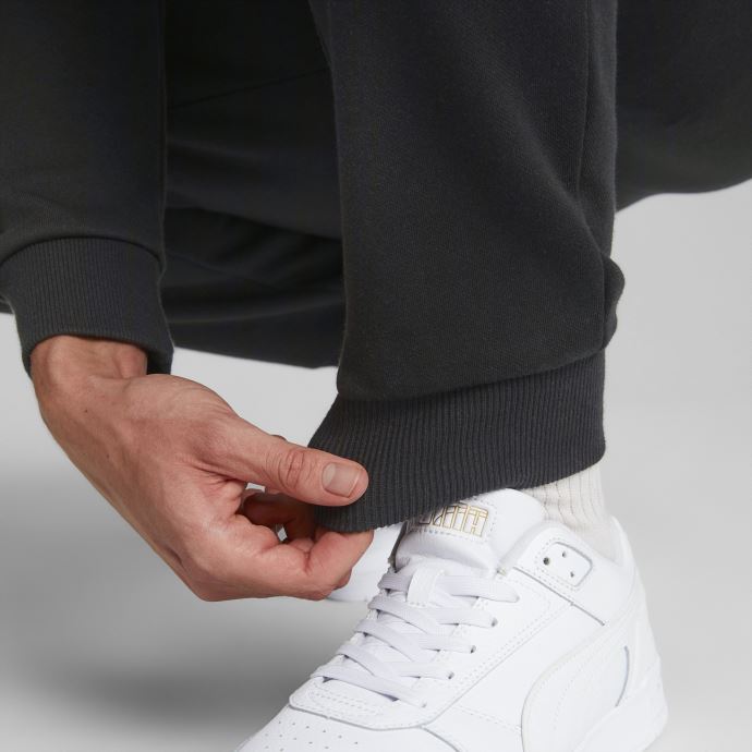 Puma Canada Essentials+ Pantalon De Survêtement à Gros Logo Hommes Noir
